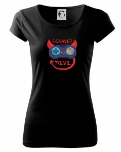 Game devil - kreslený - Pure dámské triko