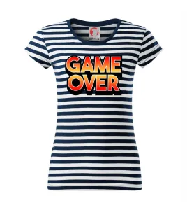 Game over - nápis barevný - Sailor dámské triko