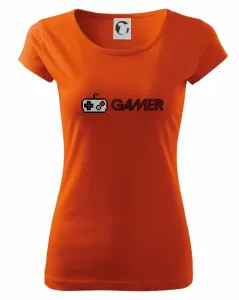 Gamer - ikona gamepad - Pure dámské triko