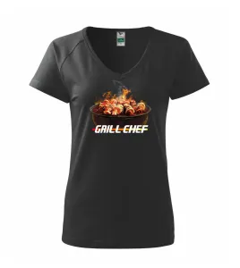 Grill chef - gril s ohněm - Tričko dámské Dream