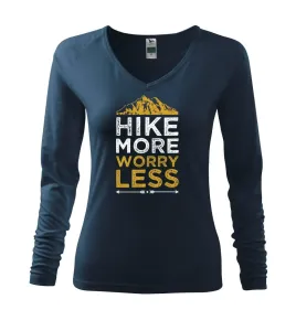 Hike more worry less - Triko dámské Elegance