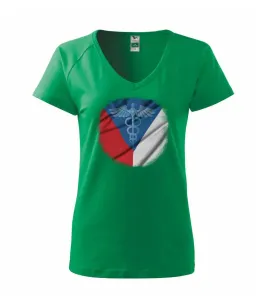 Hrdinové zdravotnictví - Česká vlajka (Pecka design) - Tričko dámské Dream