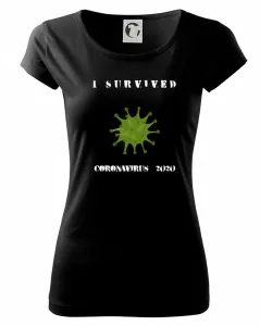 I Survived coronavirus 2020 - Pure dámské triko