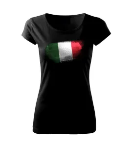 Italská vlajka okousaná - Pure dámské triko