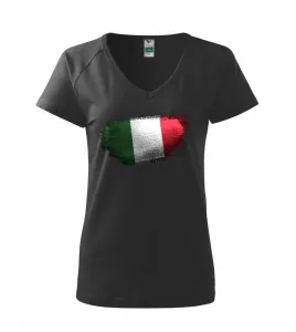 Italská vlajka okousaná - Tričko dámské Dream