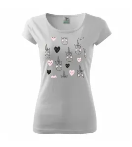 Jednorožec srdce - Pure dámské triko