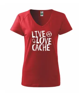 Live love cache - Tričko dámské Dream