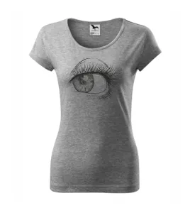 Obří oko černobílé - Pure dámské triko