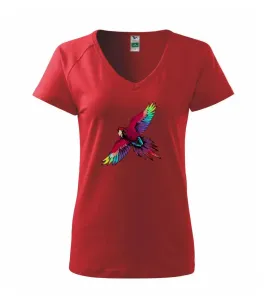 Papoušek kreslený letící - Tričko dámské Dream