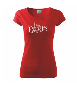 Paris nápis Eiffelovka - Pure dámské triko