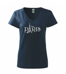 Paris nápis Eiffelovka - Tričko dámské Dream