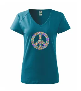 Peace symbol mandela - Tričko dámské Dream