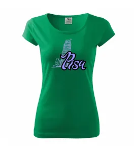 Pisa Lettering - Pure dámské triko