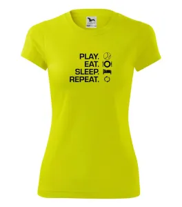 Play Eat Sleep Repeat tenis - Dámské Fantasy sportovní (dresovina)