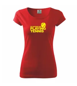 Playing tennis - Pure dámské triko