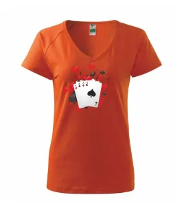 Poker karty splash - Tričko dámské Dream