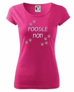 Poodle mom (Pudl) (Reflexní tlapky) - Pure dámské triko