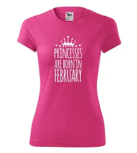 Princesses are born in February - Dámské Fantasy sportovní (dresovina)