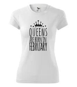 Queens are born in February - Dámské Fantasy sportovní (dresovina)