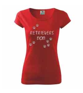 Retrievers mom  (Retrívr) (Reflexní tlapky) - Pure dámské triko