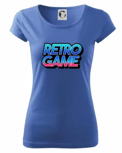 Retro game nápis barevný - Pure dámské triko