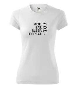Ride Eat Sleep Repeat koně - Dámské Fantasy sportovní (dresovina)