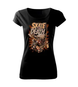 Skate or death plynová maska - Pure dámské triko