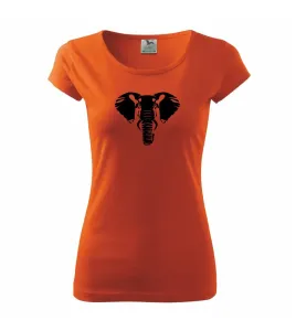 Slon hlava obrys - Pure dámské triko