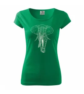 Slon v barvě slonové kosti - Pure dámské triko