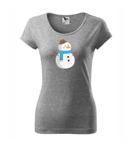 Sněhulák se šálou - Pure dámské triko