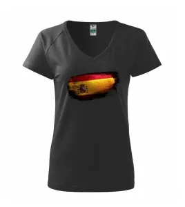 Španělská vlajka okousaná - Tričko dámské Dream