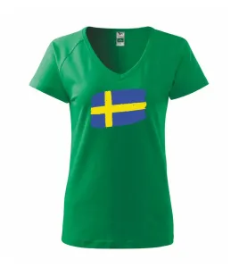 Švédsko vlajka - Tričko dámské Dream