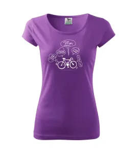 Výhody cyklistiky - Pure dámské triko