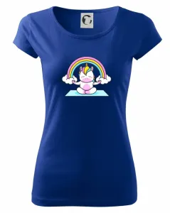 Yoga jednorožec - duha - Pure dámské triko