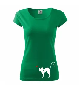 Zamilovaná kočka prohnutá - Pure dámské triko