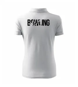 Bowling nápis kuželky - Polokošile dámská Pique Polo