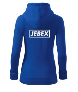 Jebex - Dámská mikina trendy zippeer s kapucí