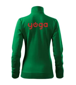 Power yoga logo - Mikina dámská Viva bez kapuce