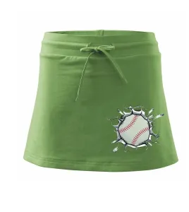 Baseball míč v triku - Sportovní sukně - two in one