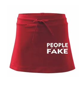 Fake people - Sportovní sukně - two in one