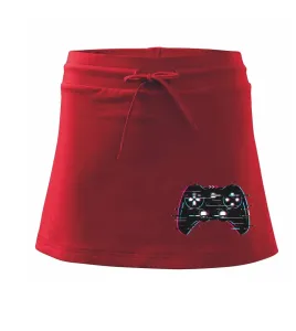 Gamer - gamepad barevný - Sportovní sukně - two in one