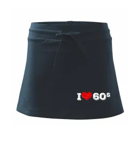 I love 60s - Sportovní sukně - two in one