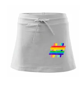 LGBT hashtag - Sportovní sukně - two in one