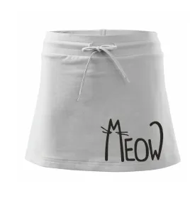 Meow - Mňau - Sportovní sukně - two in one