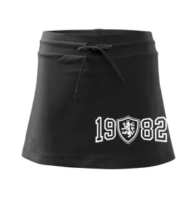 Narozeninový motiv - znak - 1982 - Sportovní sukně - two in one