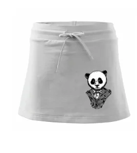 Panda gentleman - Sportovní sukně - two in one