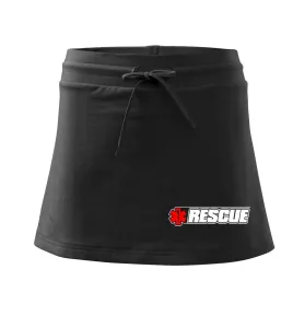 Záchranář rescue kříž - Sportovní sukně - two in one