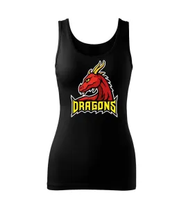 Dragons - logo týmu červené (Hana-creative) - Tílko triumph