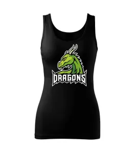 Dragons - logo týmu zelená (Hana-creative) - Tílko triumph