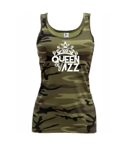 Queen of Jazz - Dámské Maskáčové tílko